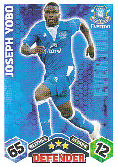 Joseph Yobo Everton 2009/10 Topps Match Attax #130